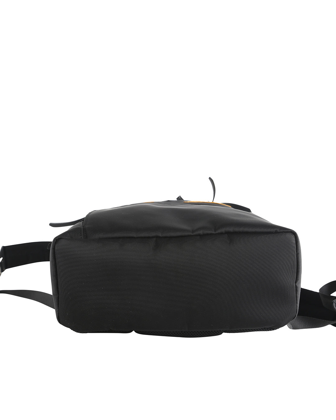 FENDI Black Nylon, Leather, and Fur Monster Eyes Backpack