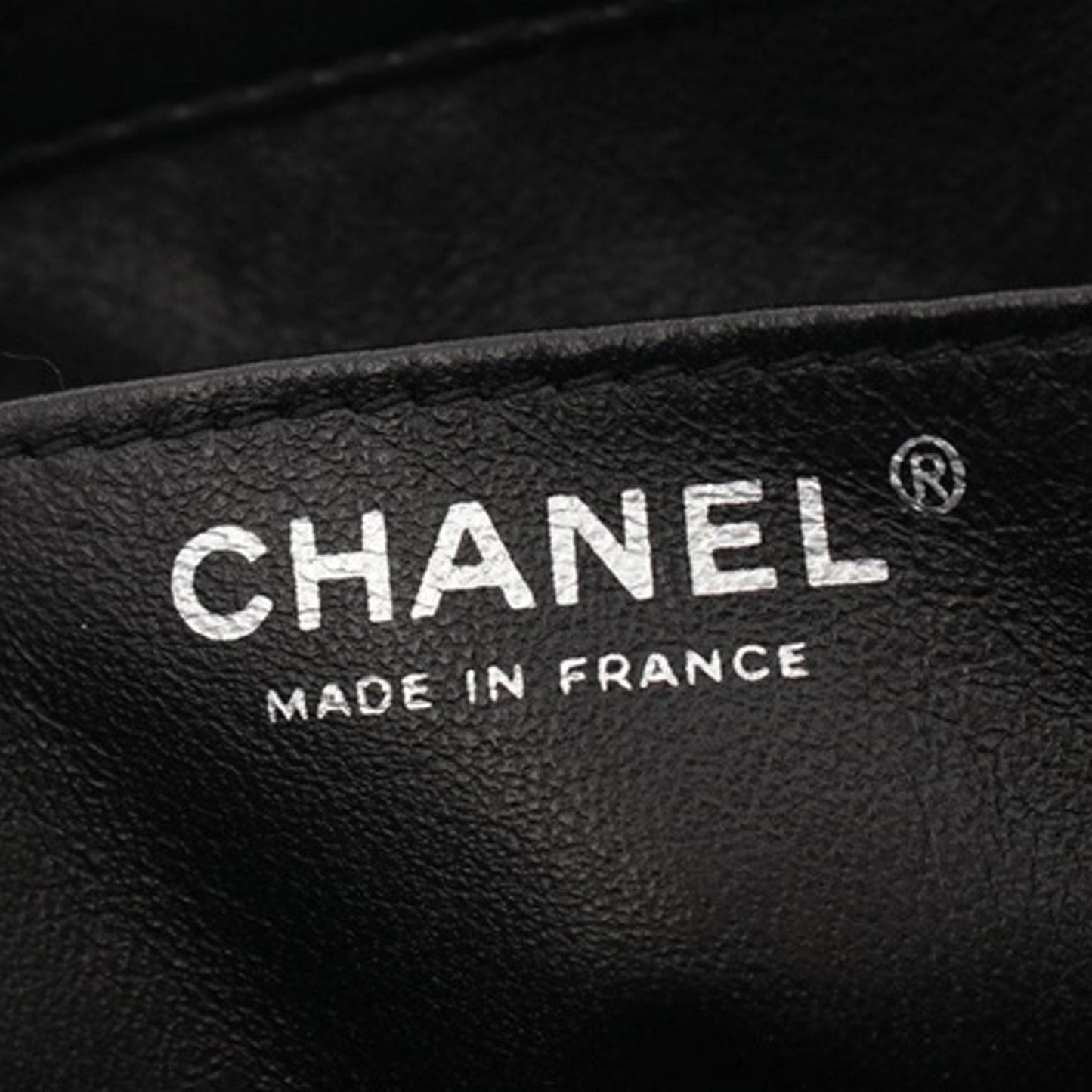 Black Chanel Bicolor Quilted Lambskin Vertical Shopping Tote
