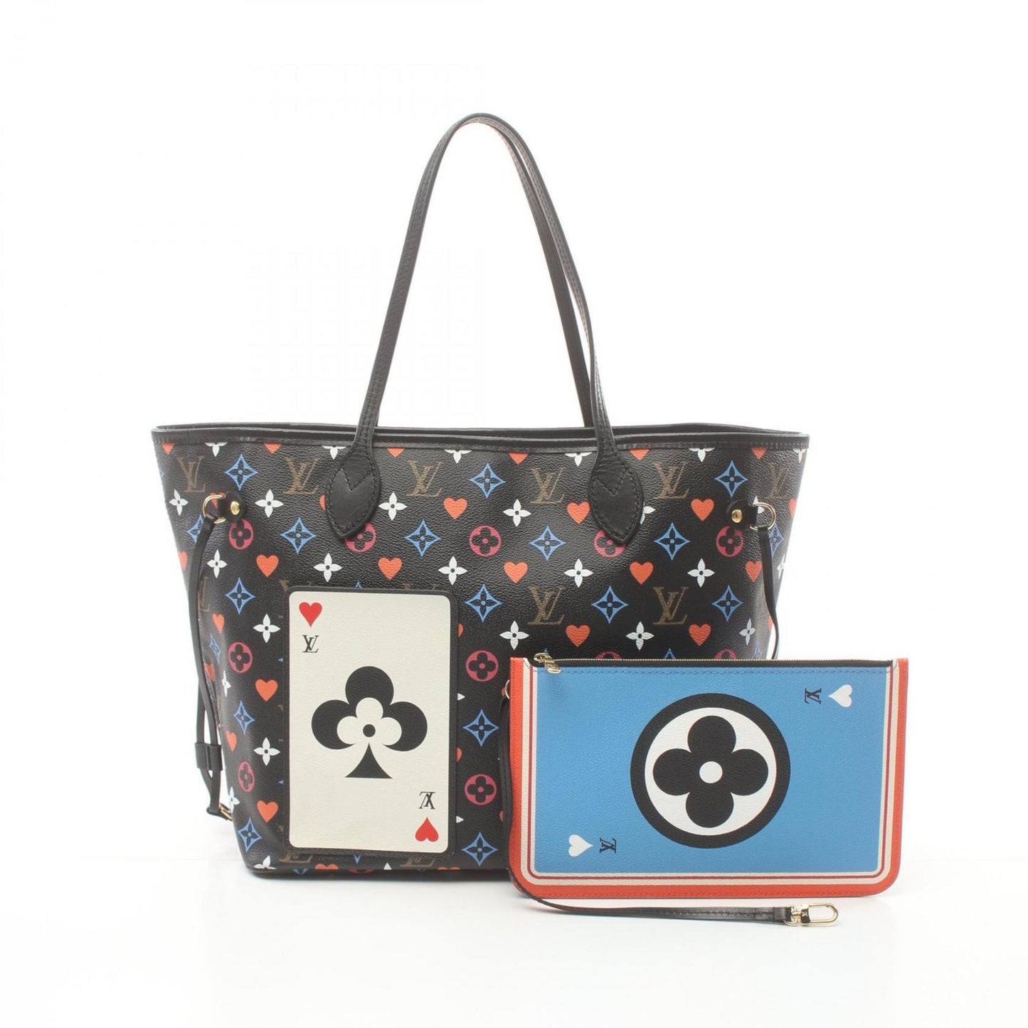 Canvas Neverfull MM Tote Bag with Pouch and Dust Bag