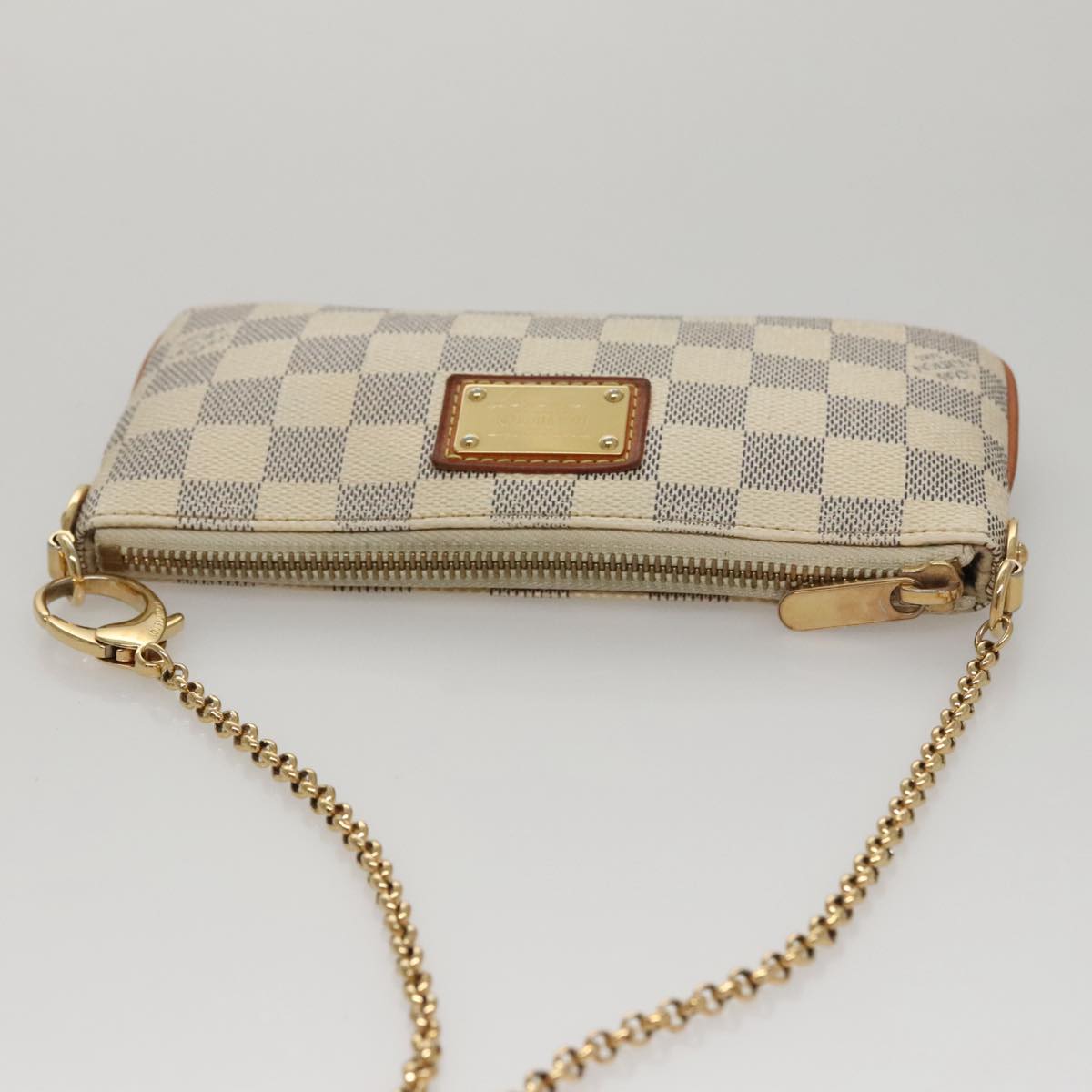 Canvas Clutch Bag with Slight Wear and Storage Odor
