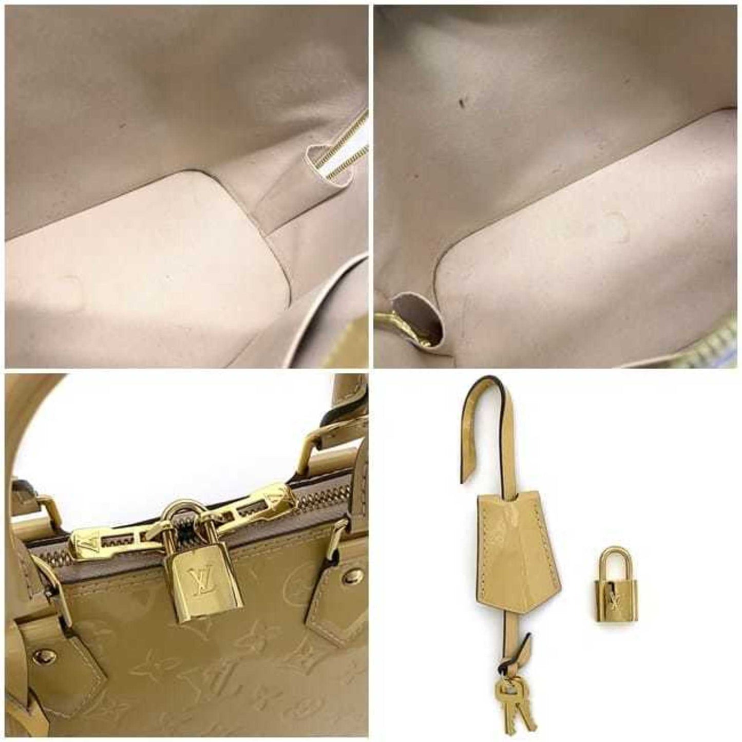 Canvas Tote Bag with Key and Padlock