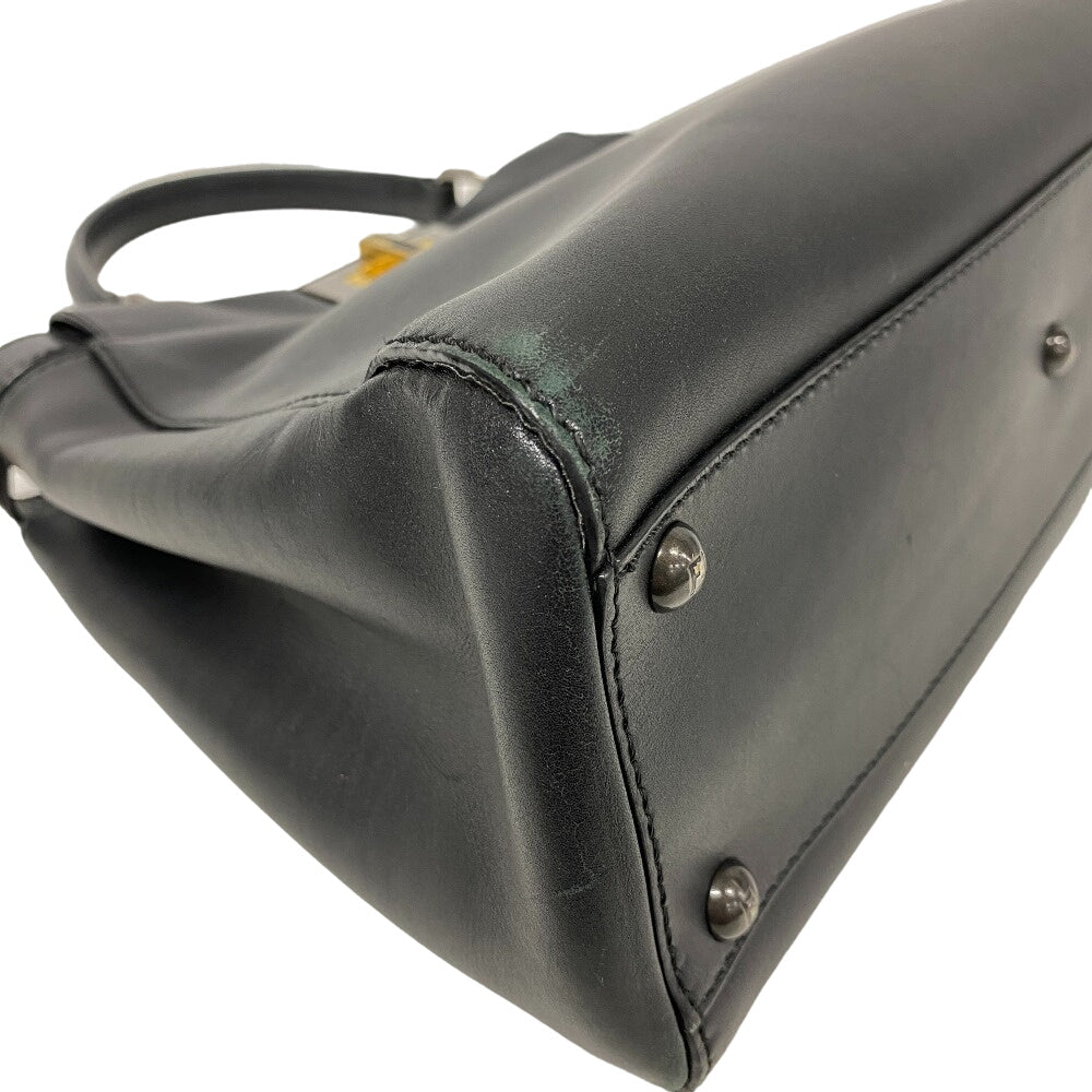FENDI Handbag 8BN226 pony, leather black Peek-a-boo regular