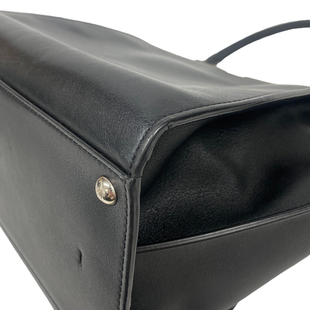 FENDI Handbag leather black Trois Jules