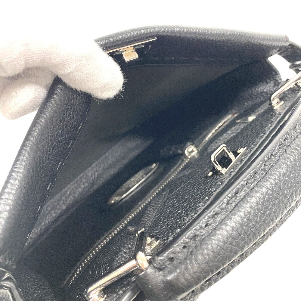 FENDI Handbag 7VA422 leather black Celeria Fit Mini