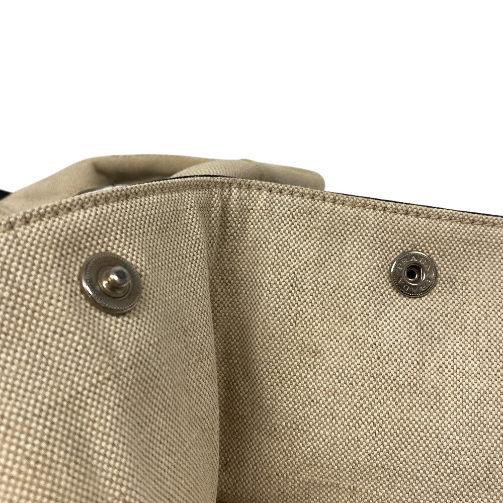 PRADA Tote Bag canvas white Canapa flour