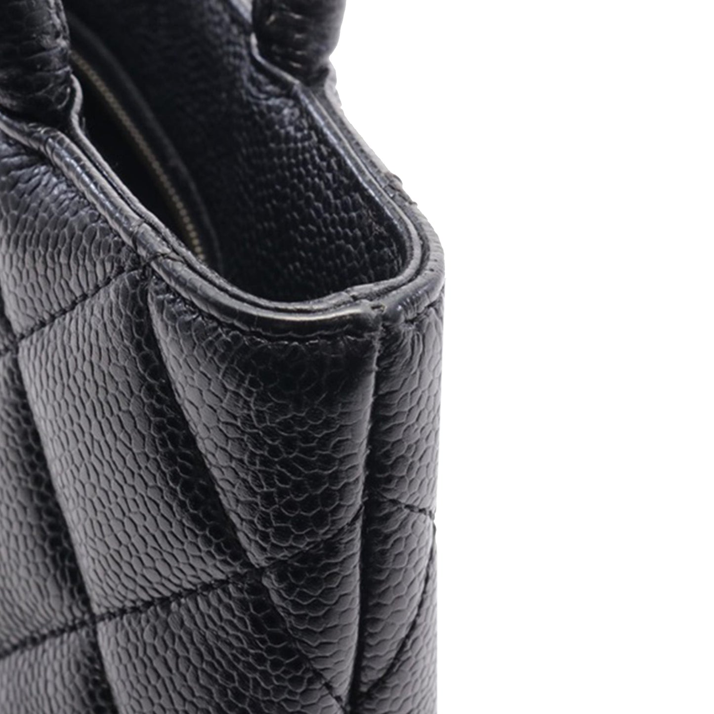 Black Chanel Caviar Medallion Tote