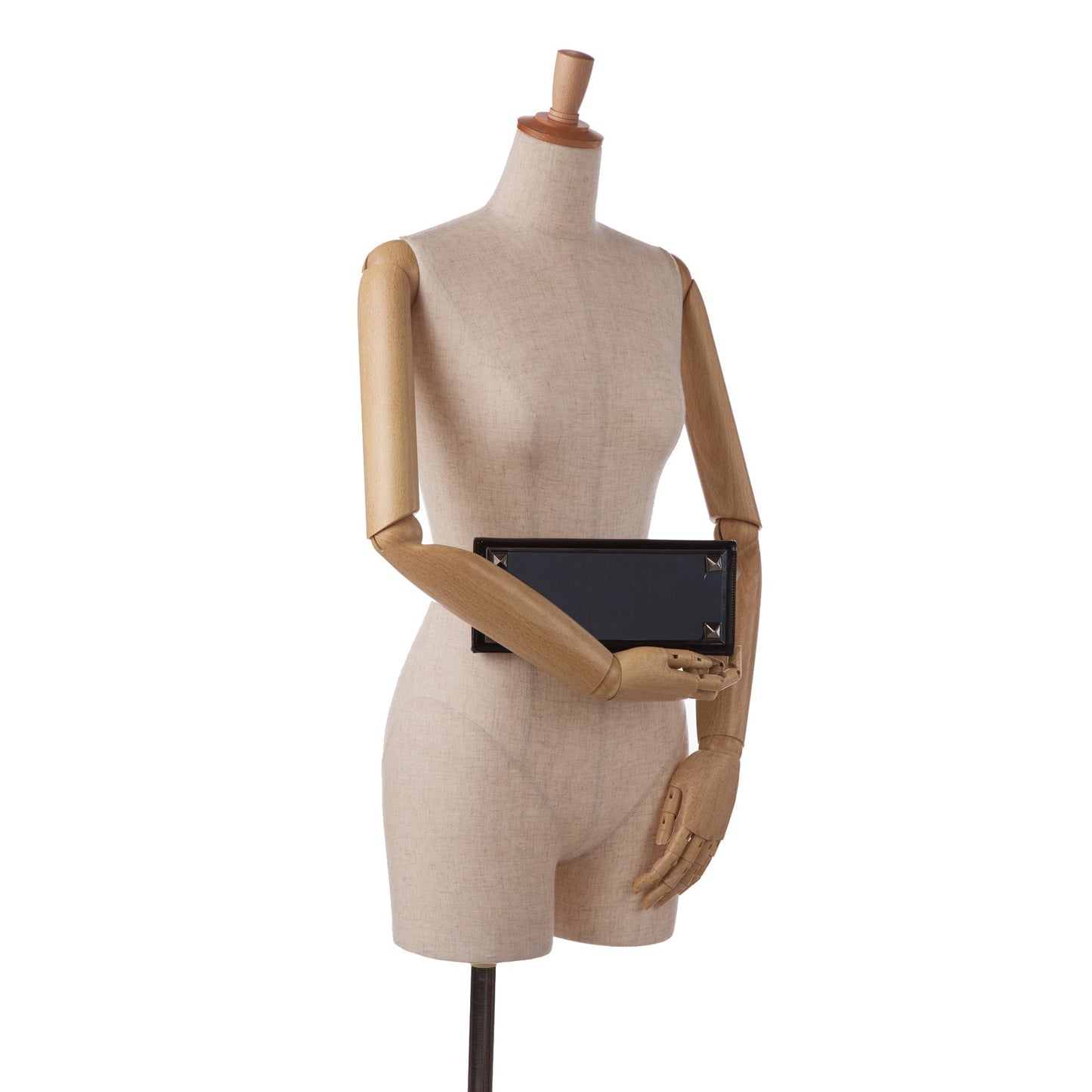 Blue Gucci Tempered Glass Broadway Clutch