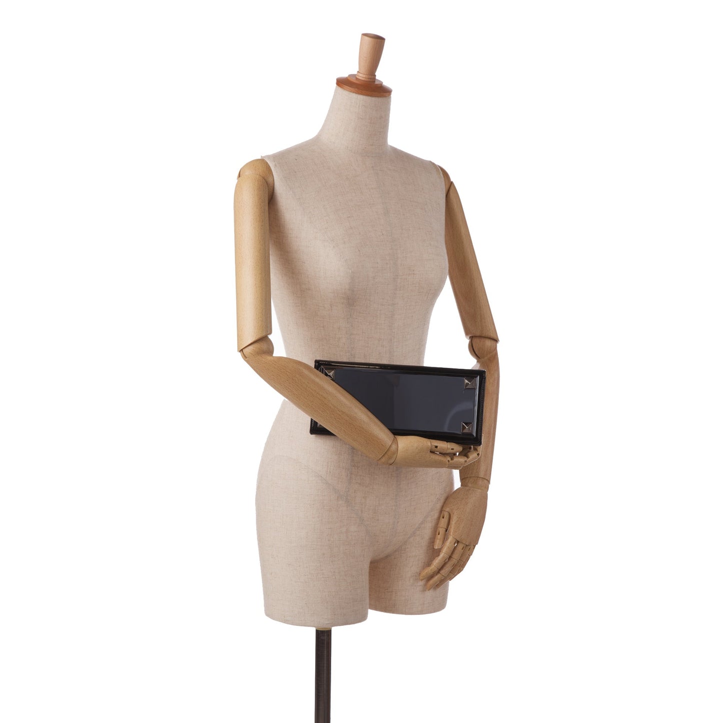 Blue Gucci Tempered Glass Broadway Clutch