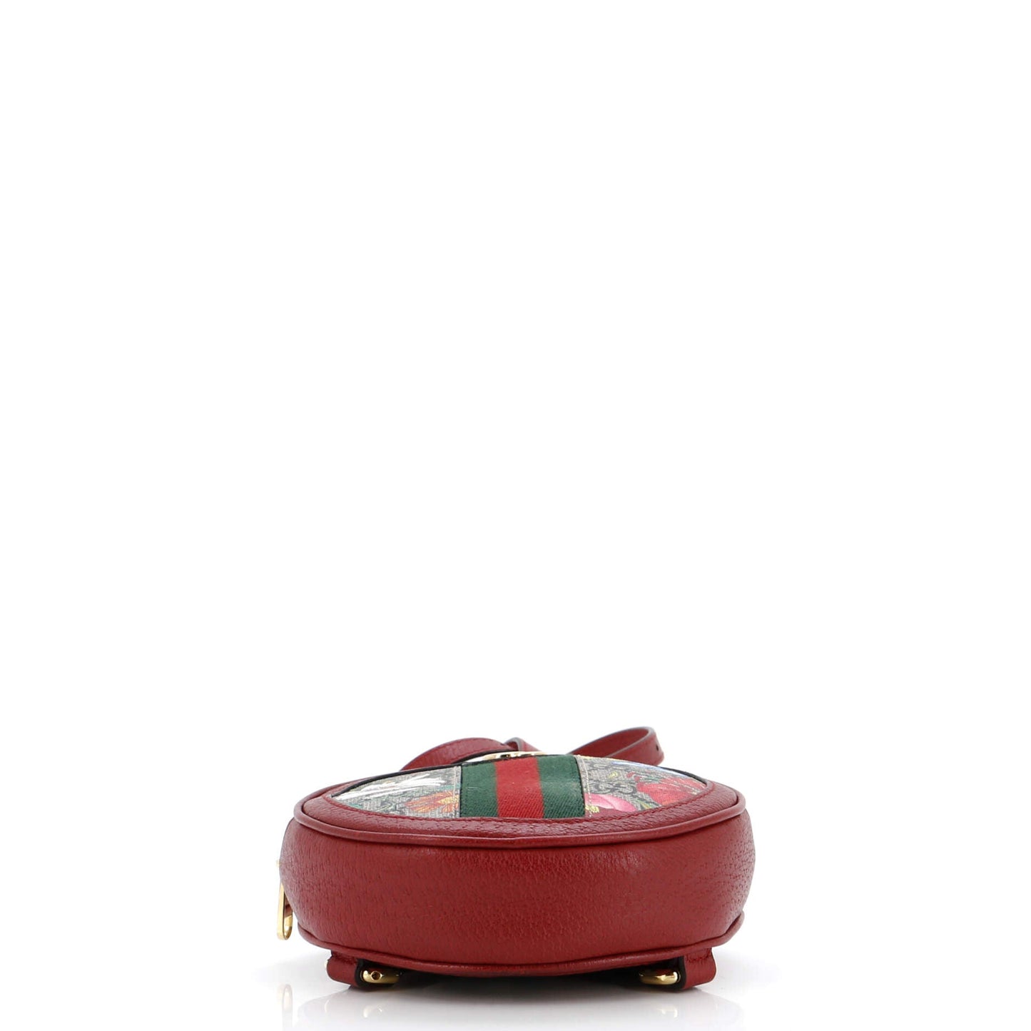 Ophidia Round Backpack Flora GG Coated Canvas Mini