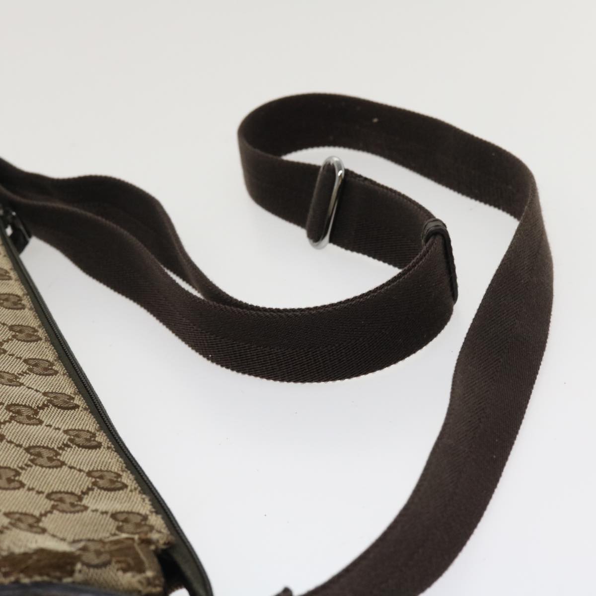 GUCCI GG Canvas Shoulder Bag Canvas Beige Brown 145856 ac1754