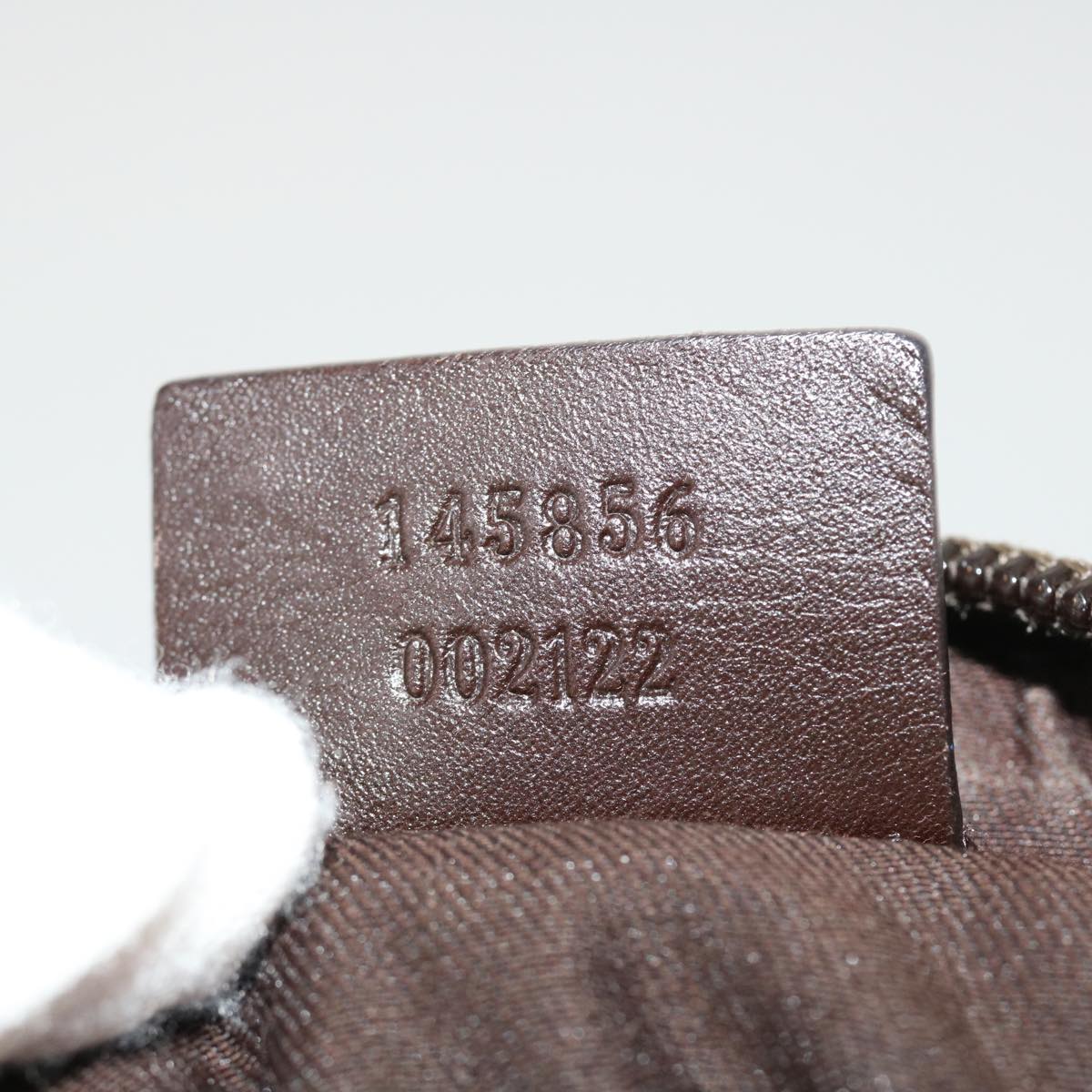 GUCCI GG Canvas Shoulder Bag Canvas Beige Brown 145856 ac1754