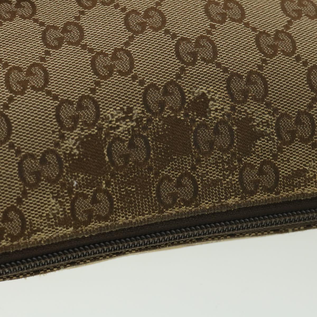 GUCCI GG Canvas Shoulder Bag Beige 145857 am4145