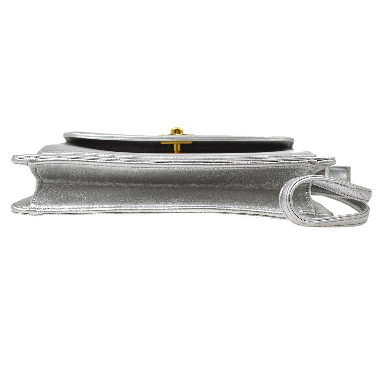CHANEL 1996-1997 Clutch Bag Silver