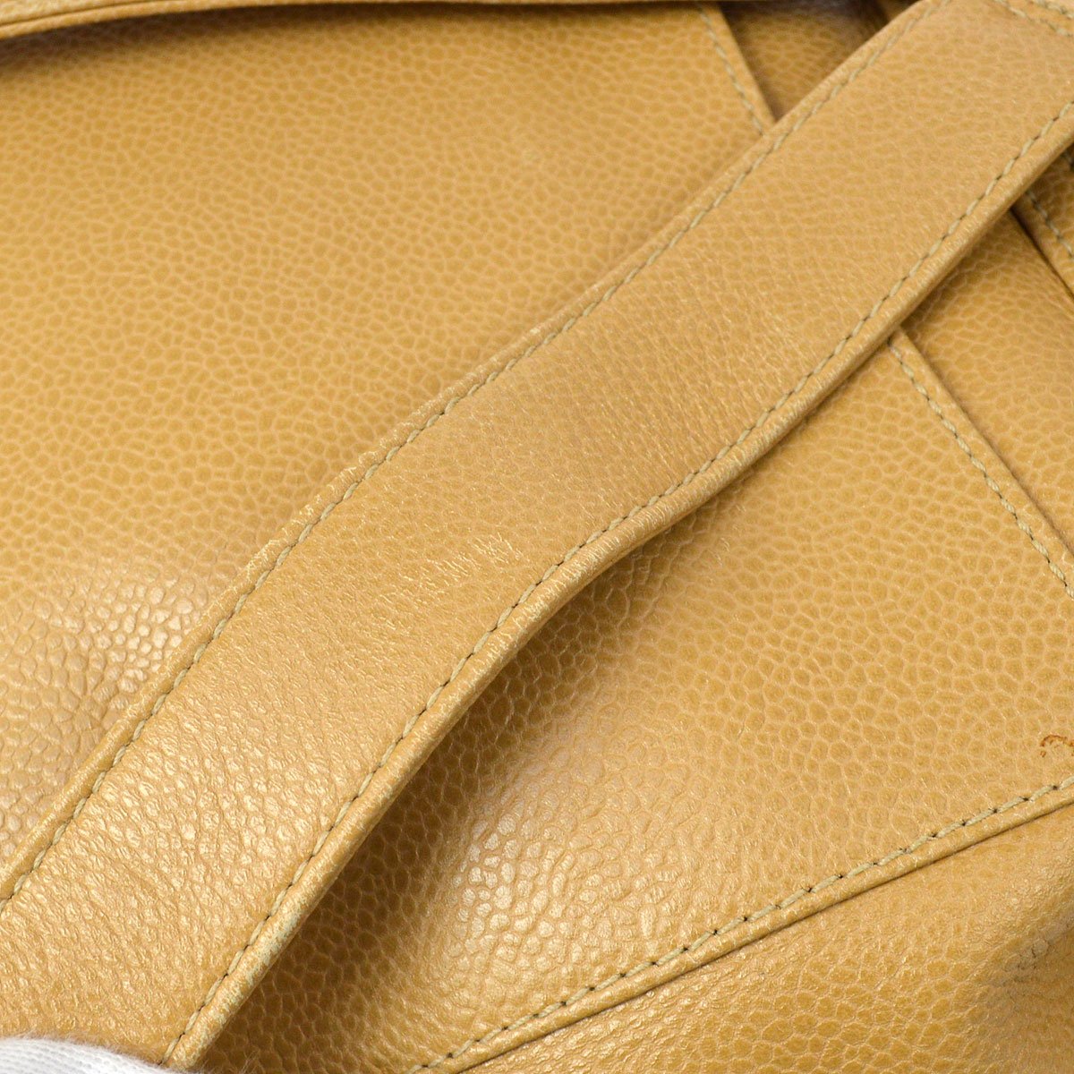CHANEL 1994-1996 Beige Caviar Triple CCs Backpack
