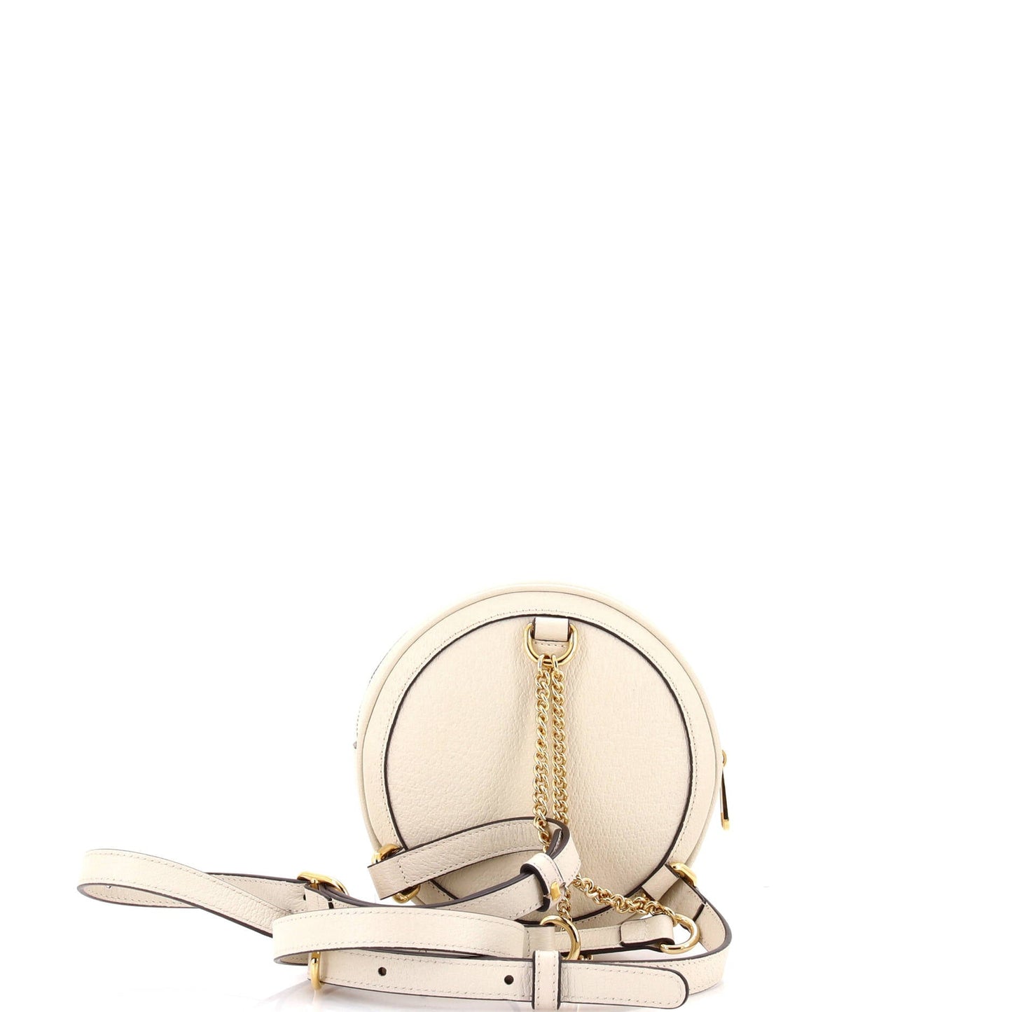 Ophidia Round Backpack Leather Mini