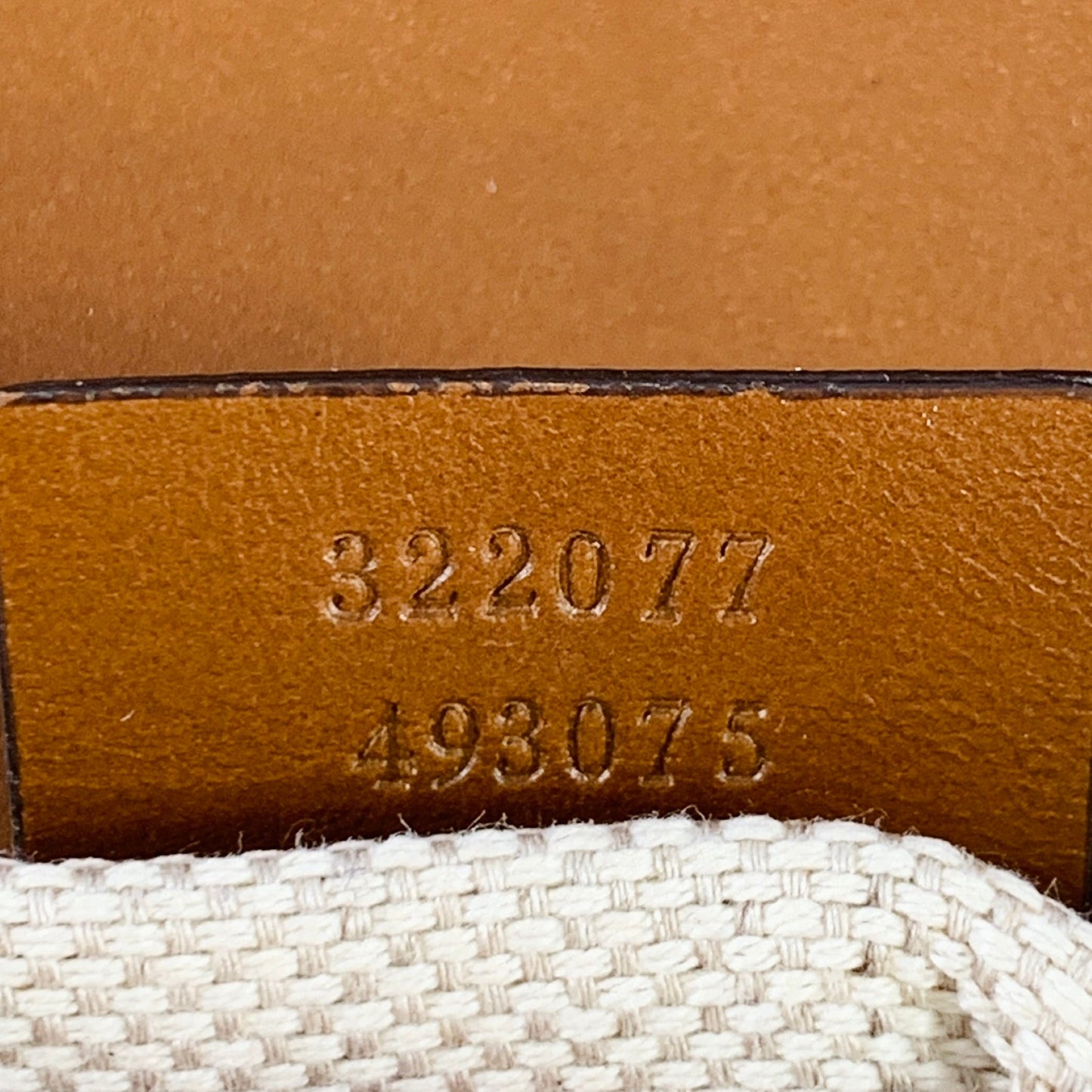 GUCCI Beige Brown Monogram Canvas Leather Crossbody Bag