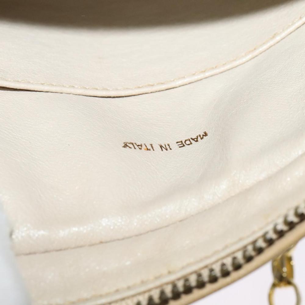 Beige Satin Chanel Crossbody Bag