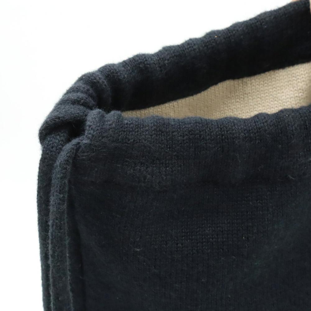 Black Cotton Chanel Backpack