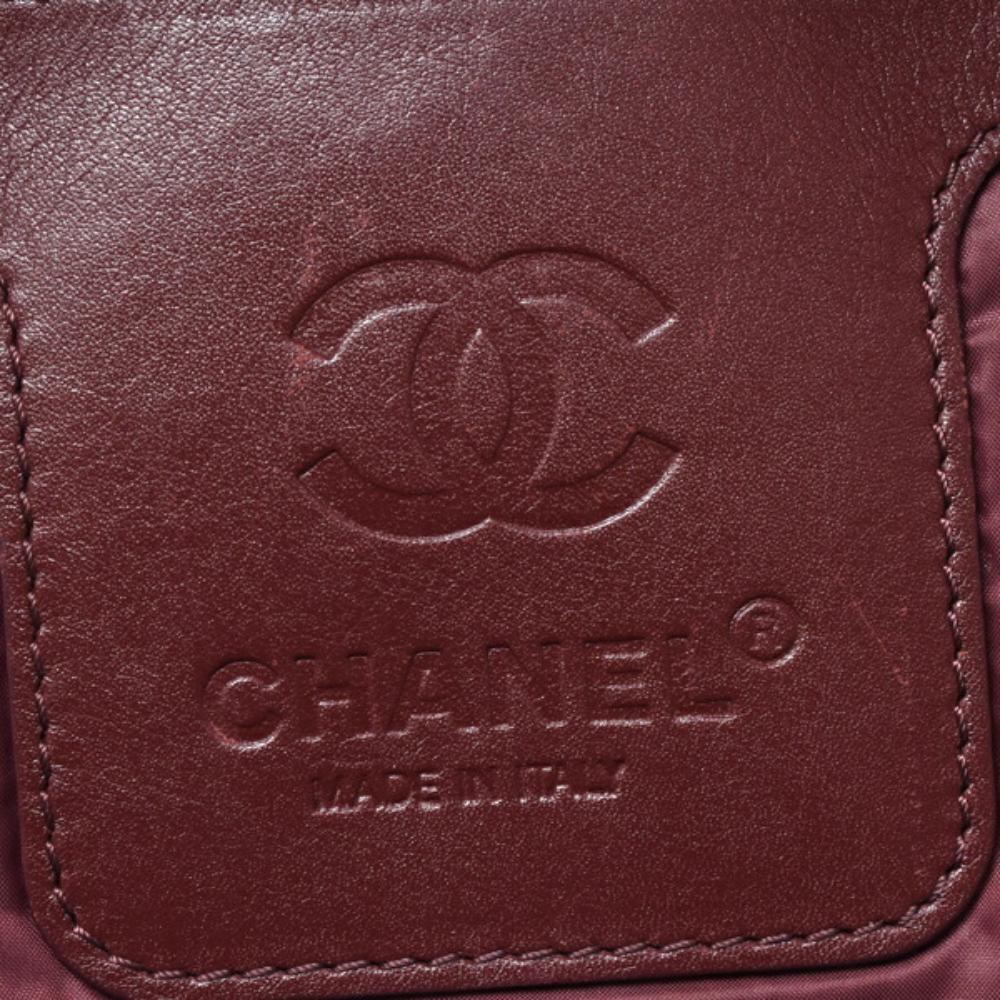 Black Fabric Chanel Backpack