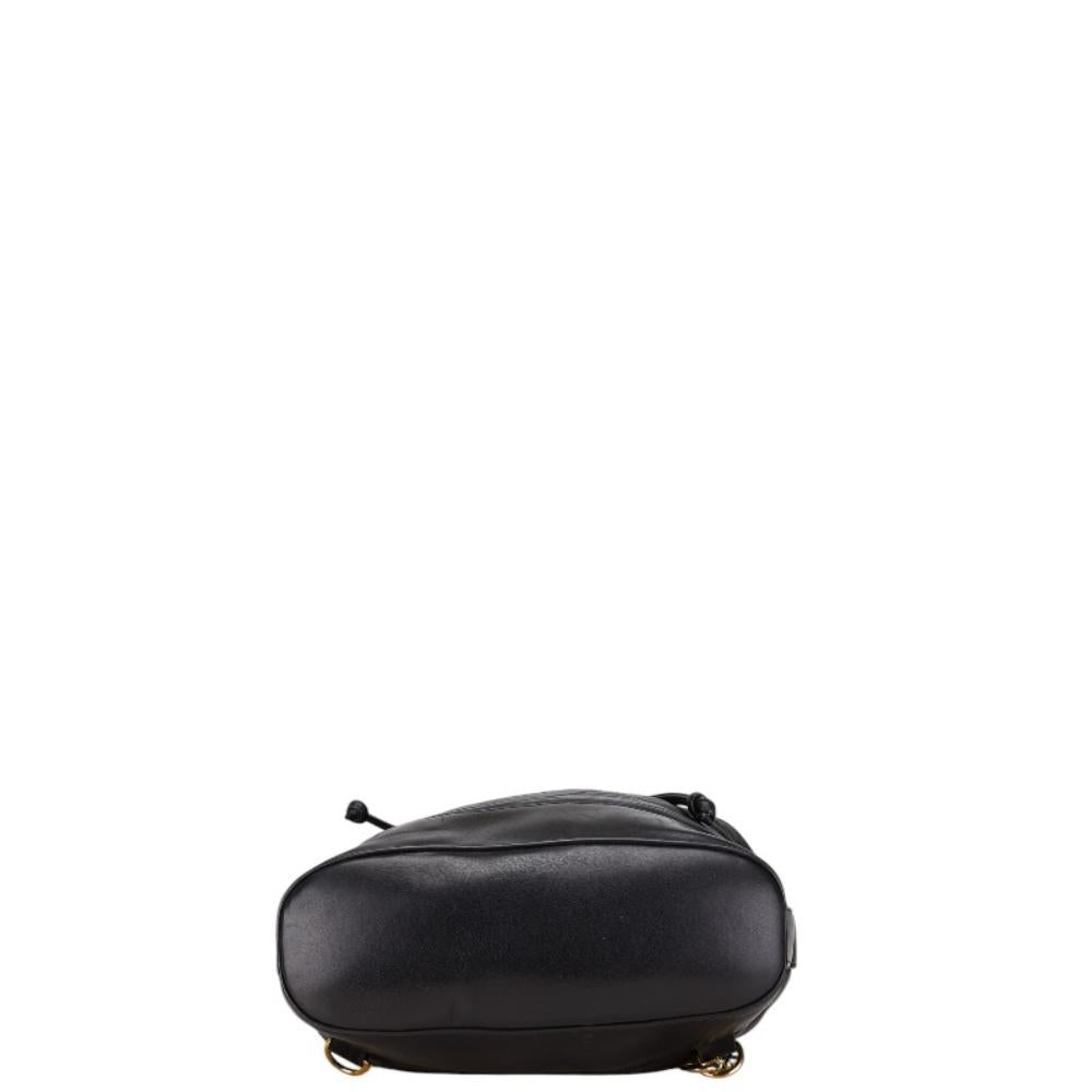 Black Leather Chanel Crossbody Bag