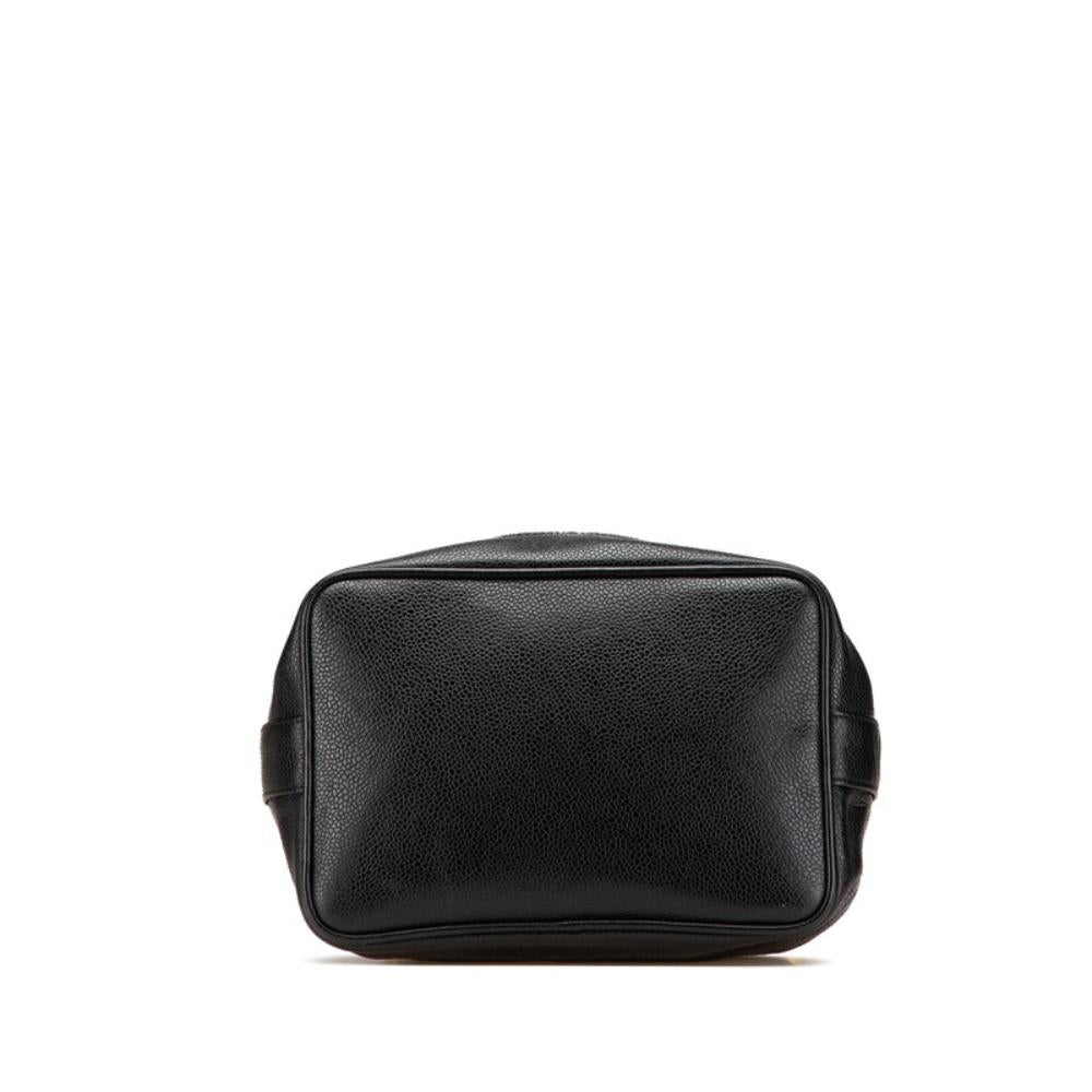 Black Leather Chanel Crossbody Bag