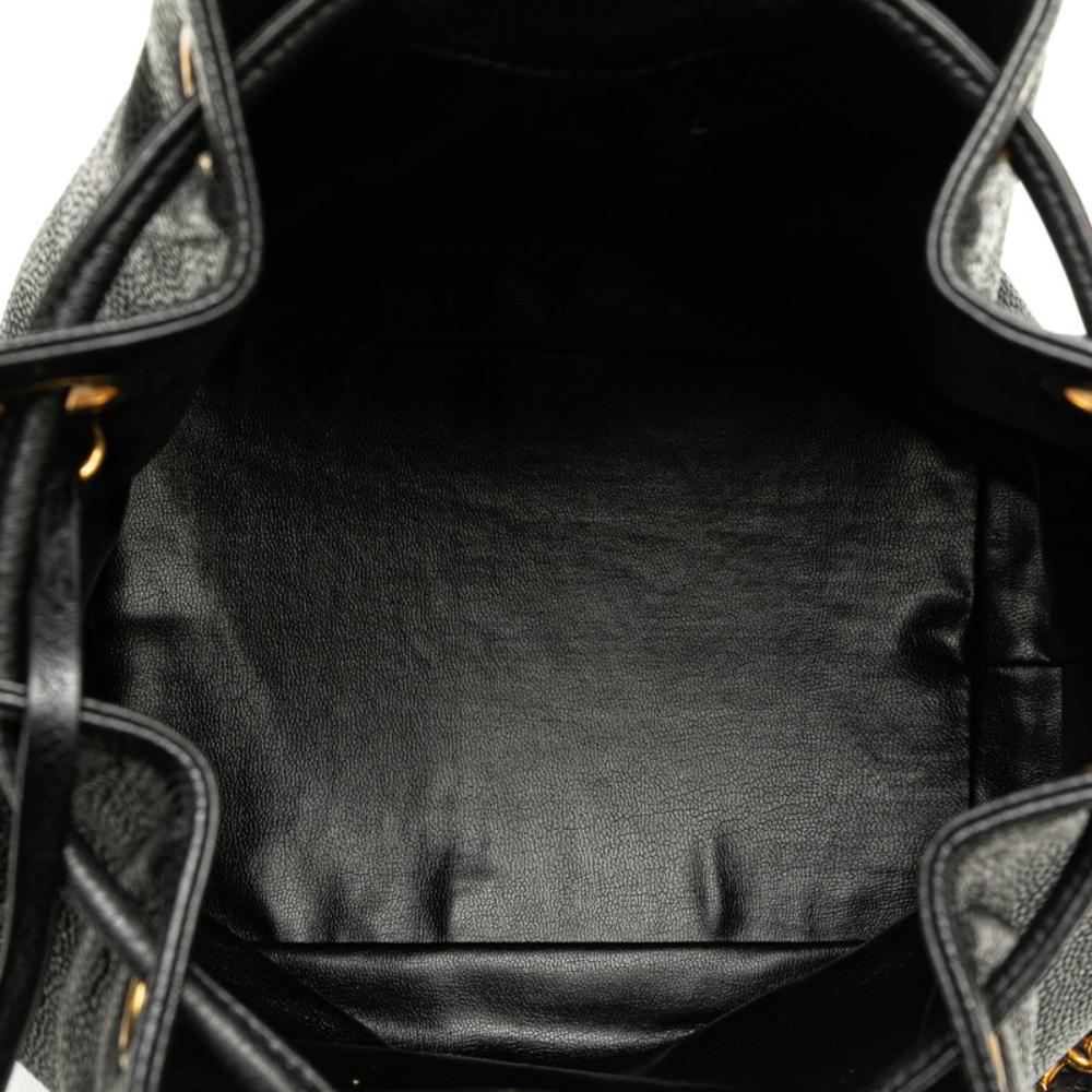 Black Leather Chanel Crossbody Bag