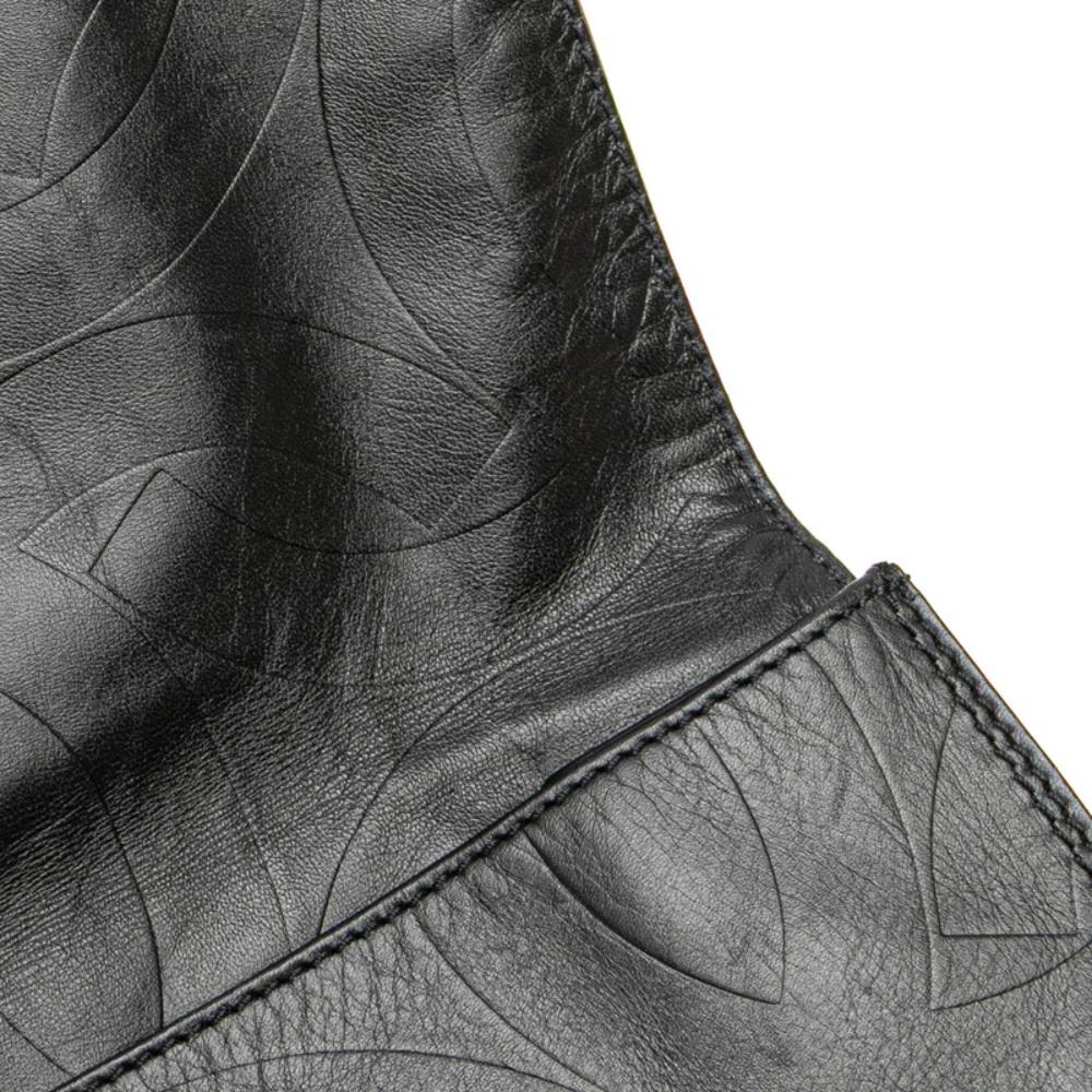 Black Leather Chanel Crossbody Bag