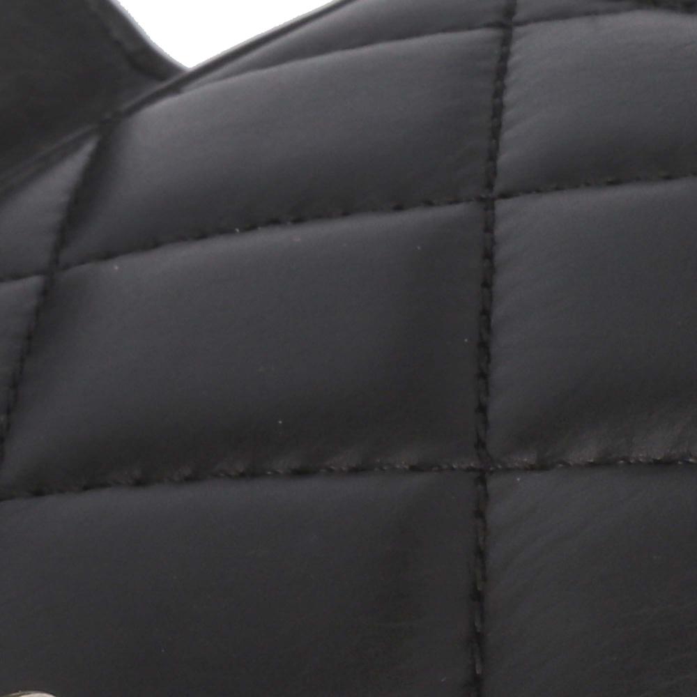 Black Leather Chanel Crossbody Bag