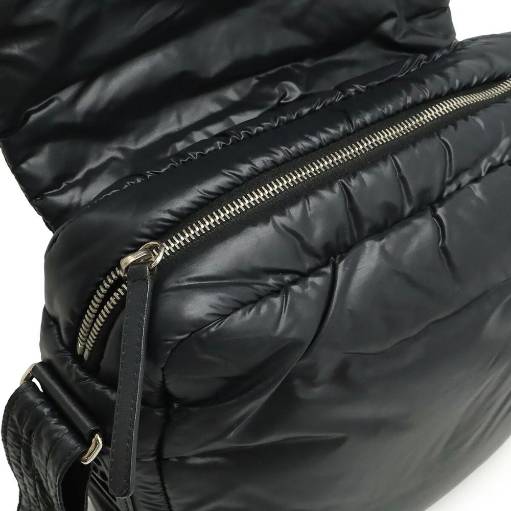 Black Leather Chanel Crossbody Bag