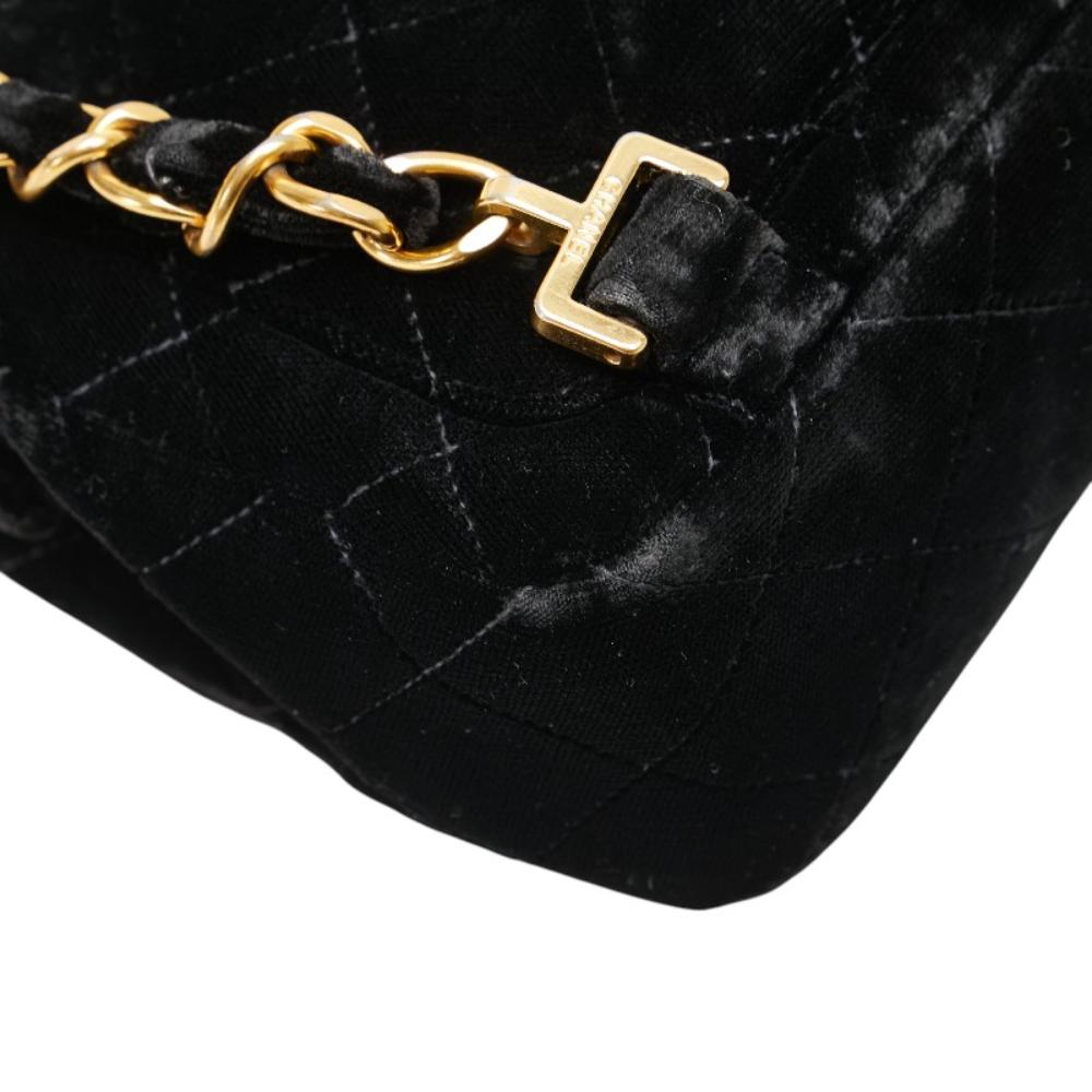 Black Leather Chanel Backpack