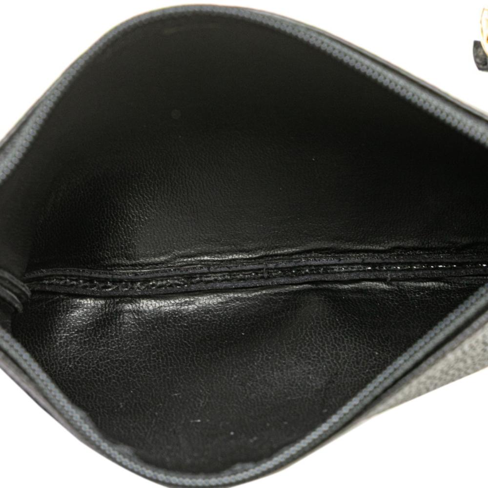Black Leather Chanel Crossbody Bag