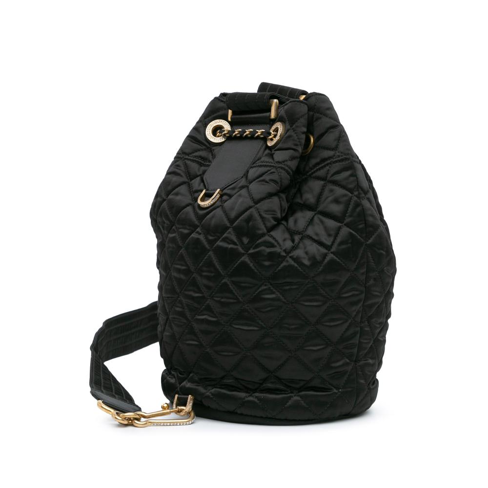 Black Nylon Chanel Crossbody Bag