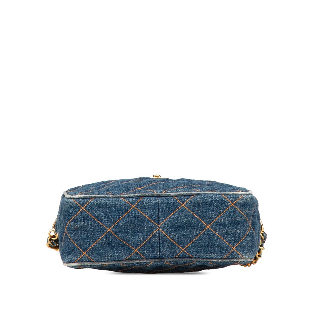 Blue Denim Chanel Crossbody Bag