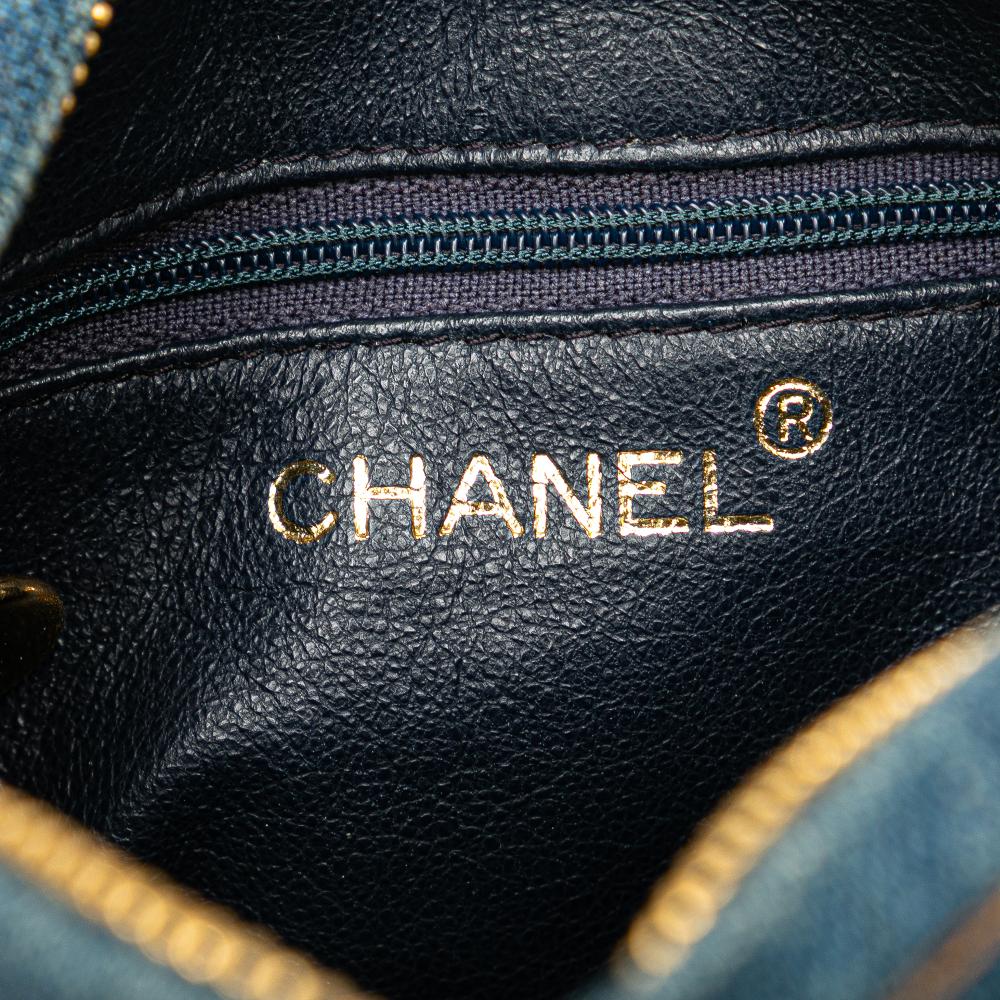 Blue Denim Chanel Crossbody Bag