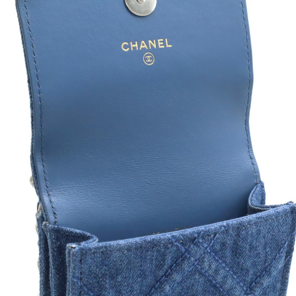 Blue Denim Chanel Crossbody Bag