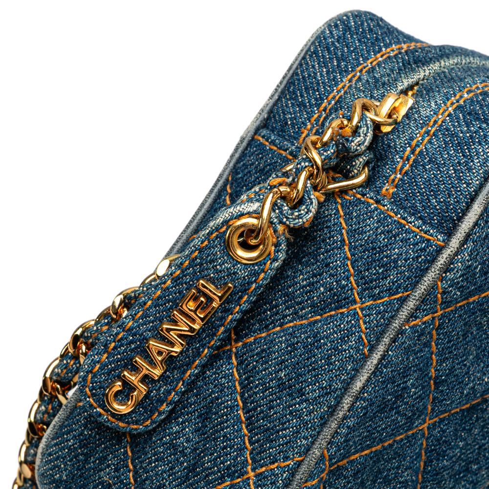 Blue Denim Chanel Crossbody Bag
