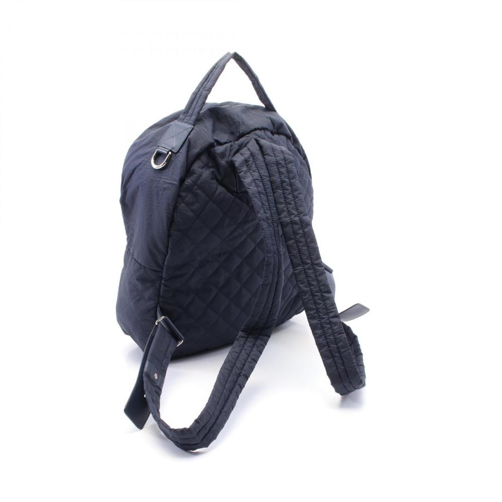 Blue Leather Chanel Backpack