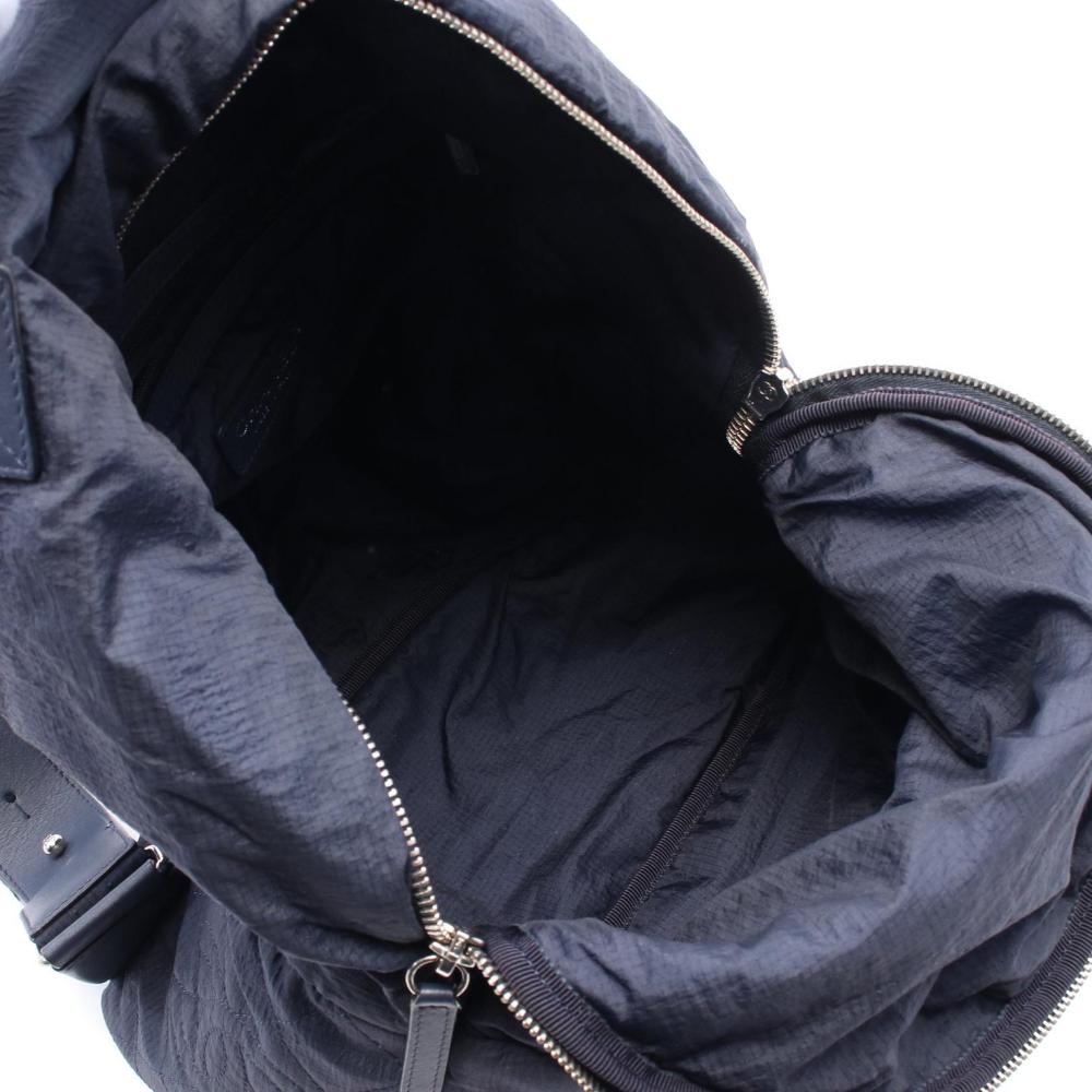 Blue Leather Chanel Backpack