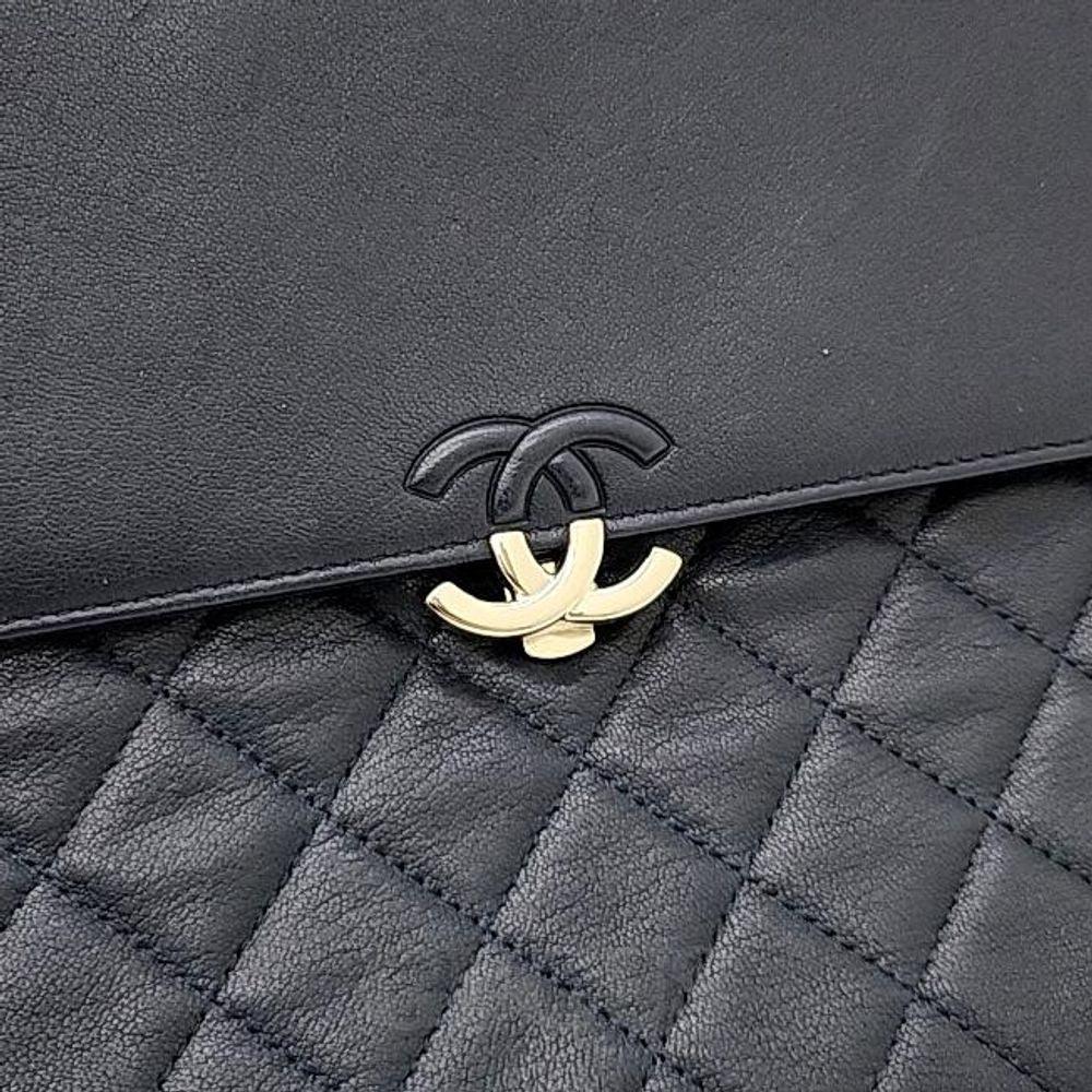 Blue Leather Chanel Clutch