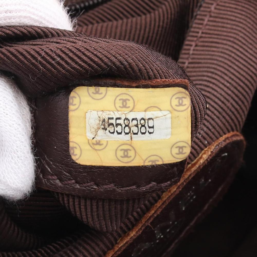 Brown Suede Chanel Backpack