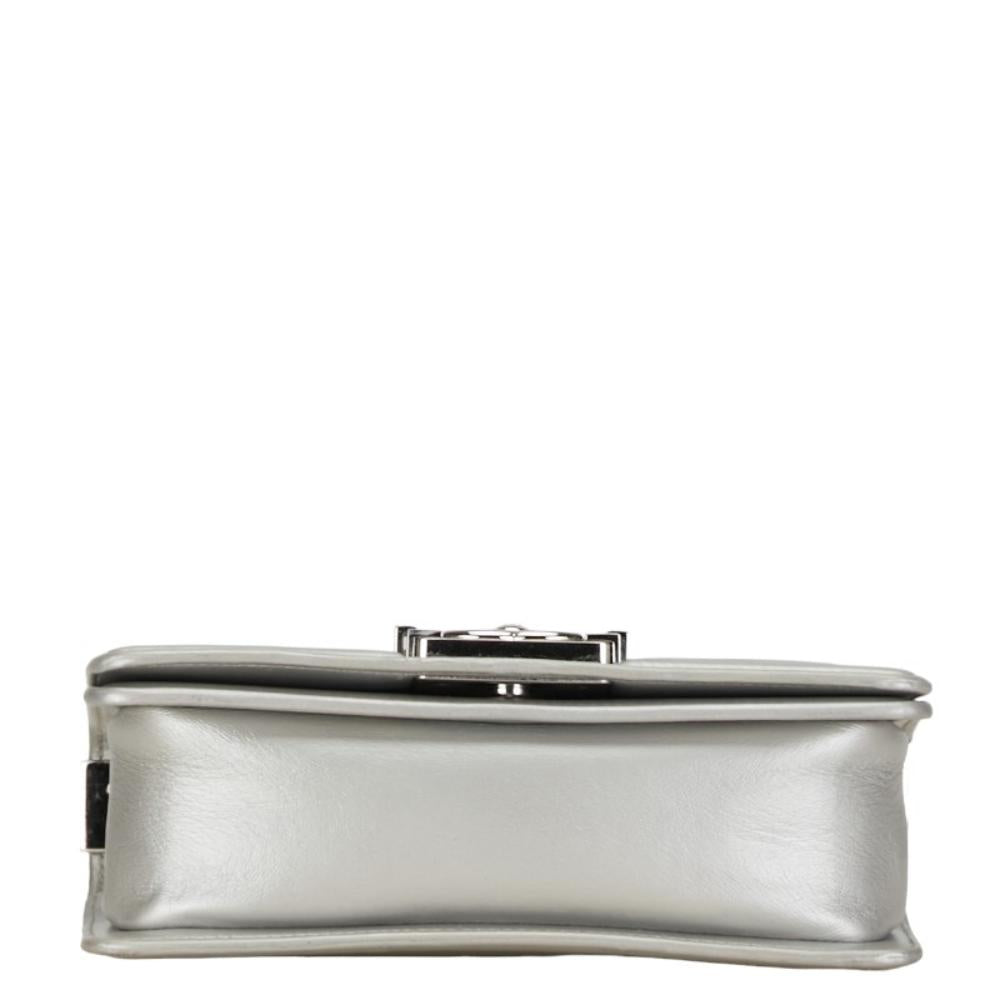 Green Leather Chanel Crossbody Bag