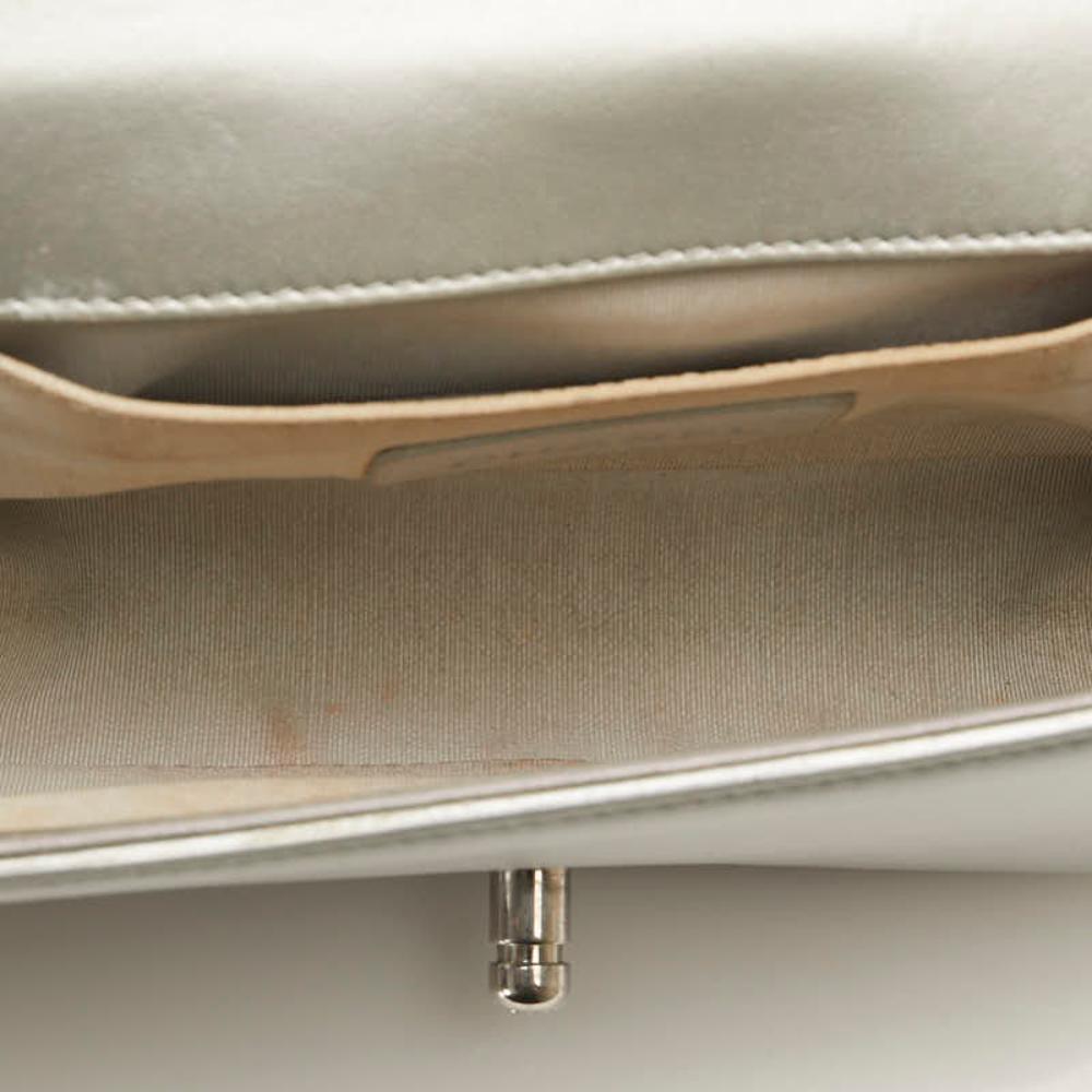 Green Leather Chanel Crossbody Bag