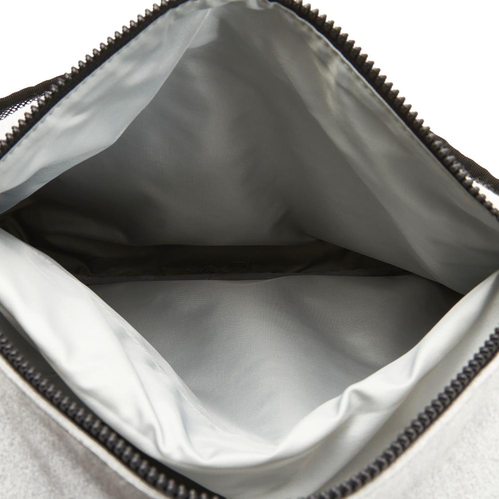 Grey Cotton Chanel Crossbody Bag