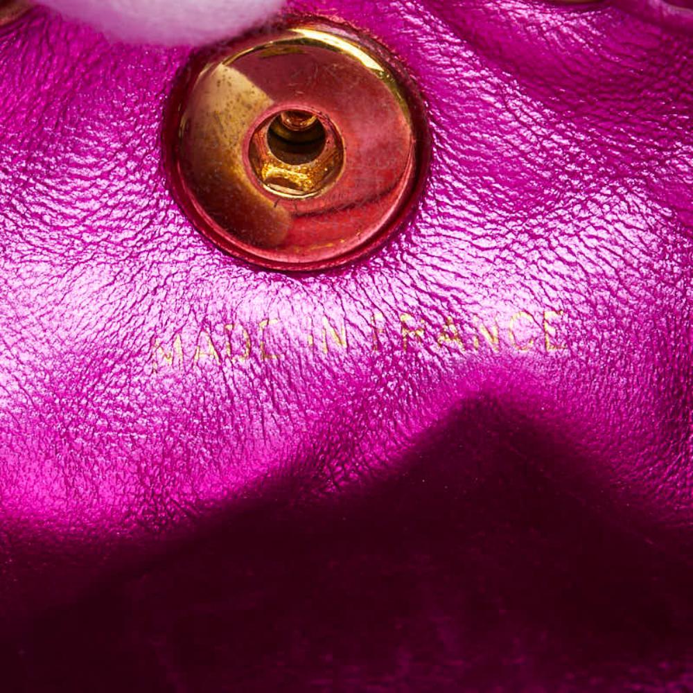 Pink Leather Chanel Backpack