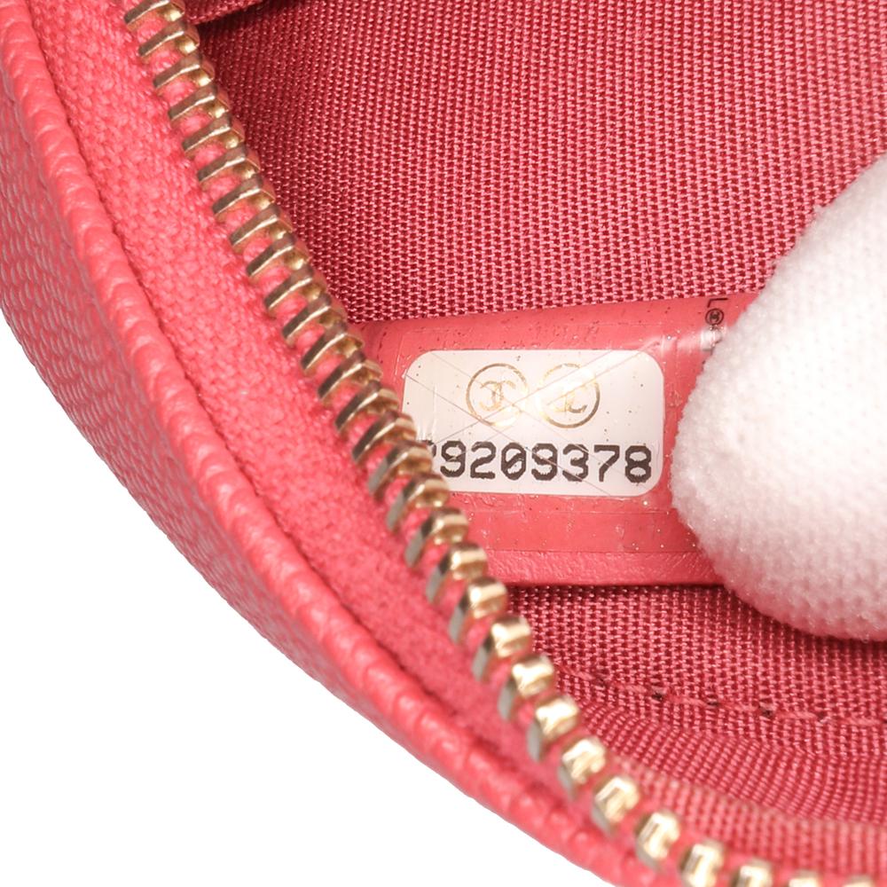 Pink Leather Chanel Crossbody Bag