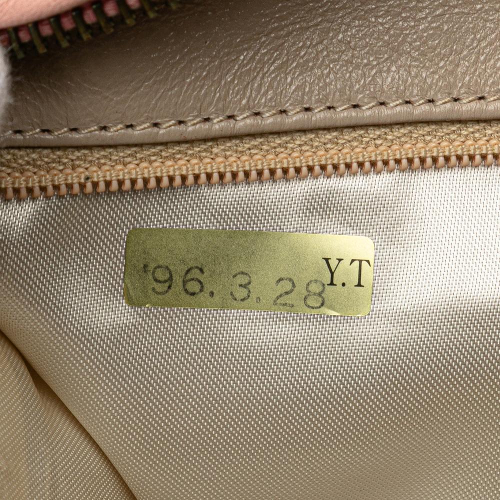 Pink Leather Chanel Crossbody Bag