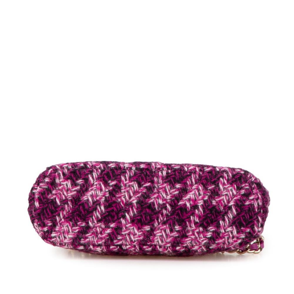 Purple Canvas Chanel Crossbody Bag