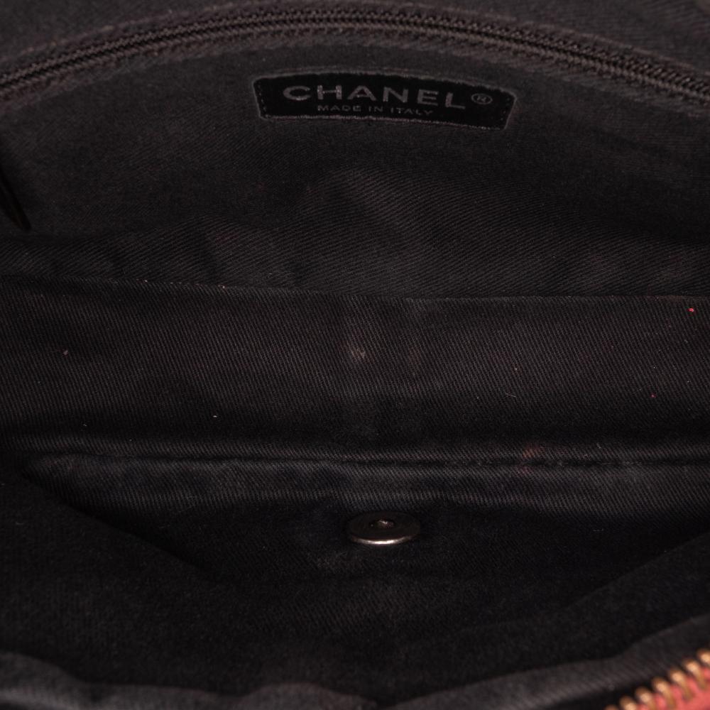 Red Leather Chanel Crossbody Bag