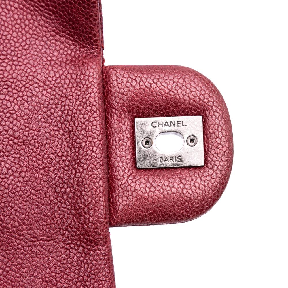 Red Leather Chanel Crossbody Bag