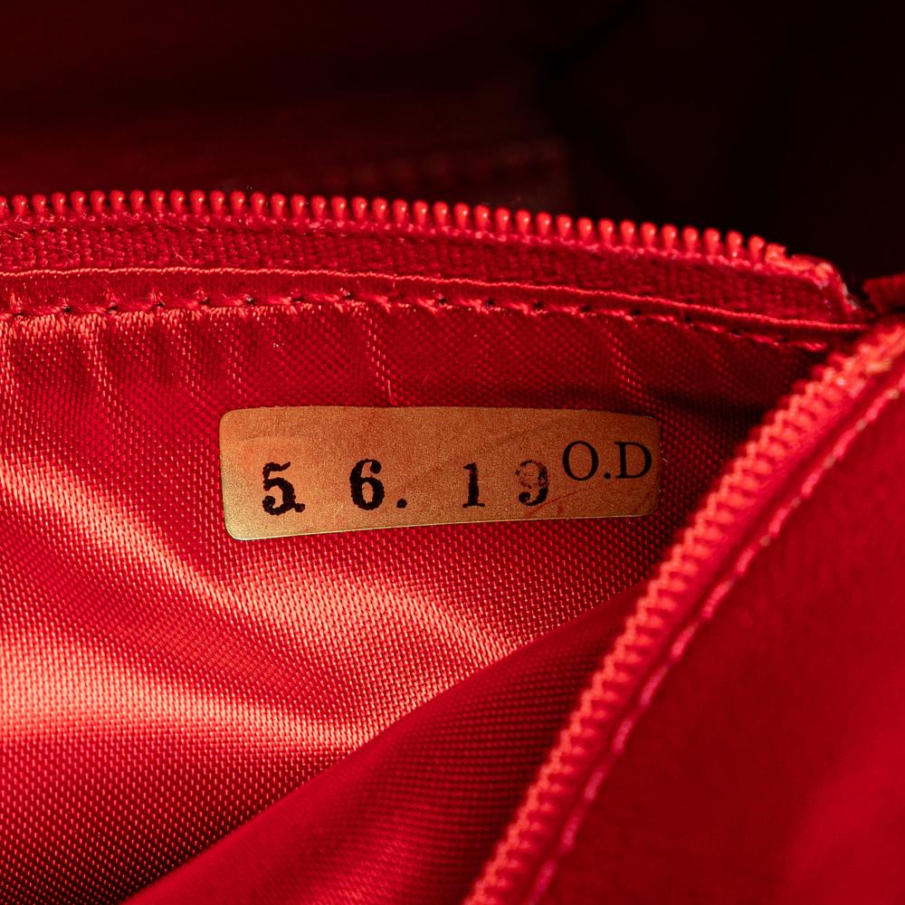 Red Leather Chanel Crossbody Bag